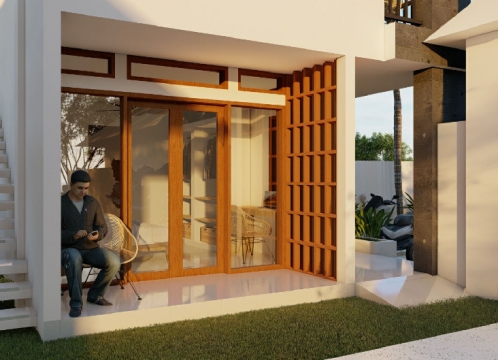 ゲストハウス完成予想図